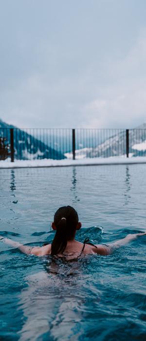 Winter Pool Panorama